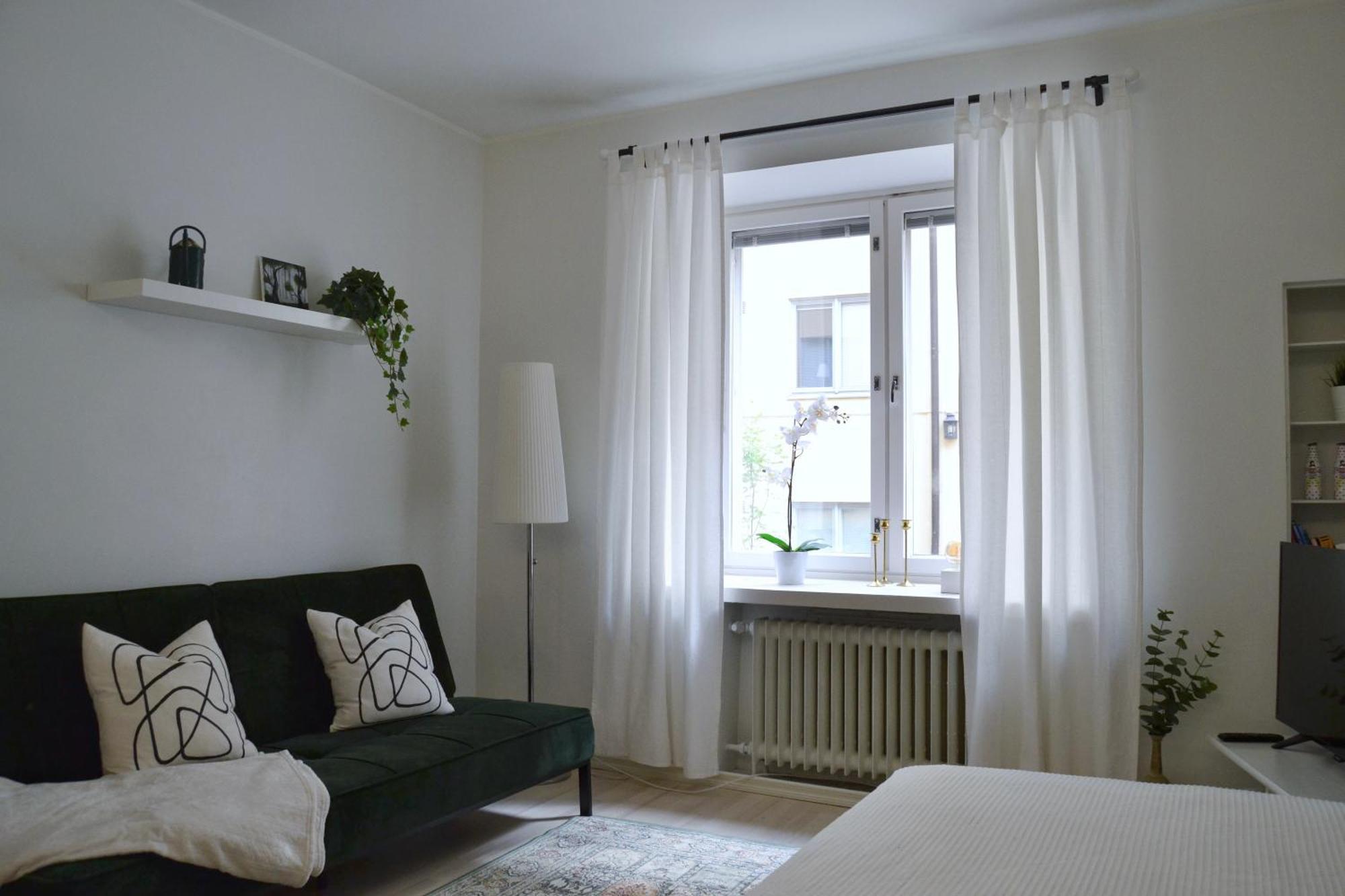 Modern And Bright Studio With Top Location Хельсинки Экстерьер фото